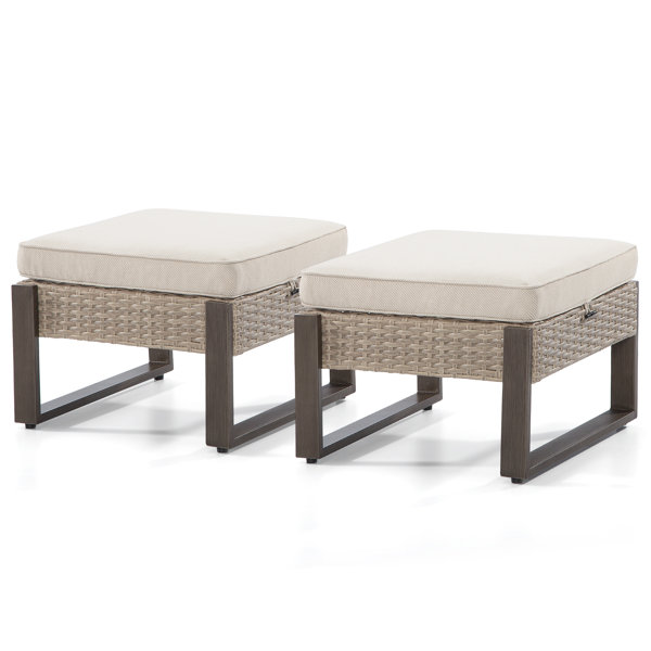 Latitude Run® Amika Outdoor Ottoman Wayfair